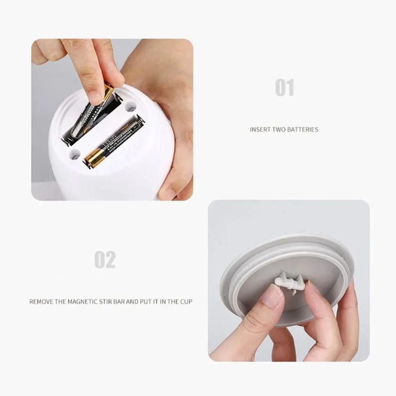 Luxie Automatic Stirring Magnetic Thermal Mug