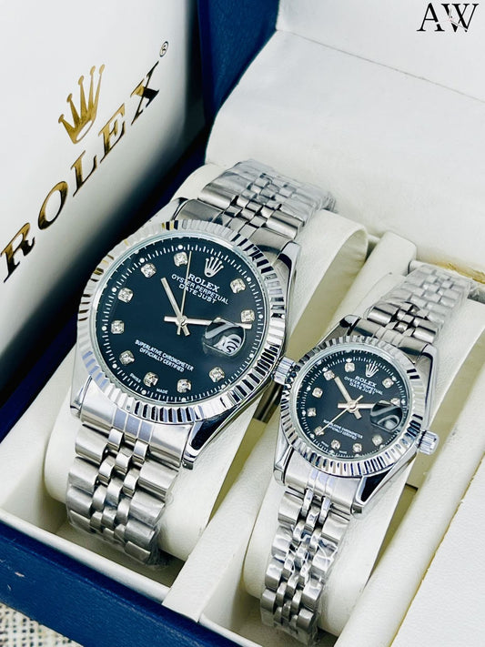 Luxie Union: Premium Couple Watch Set